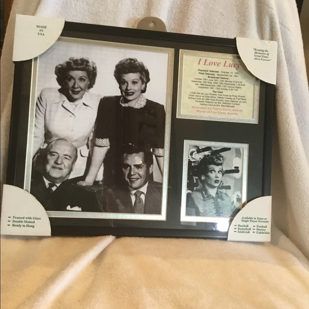 I Love 💗 Lucy Framed Art - Picture 5 of 6